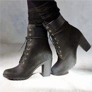 TIMBERLAND 8432A WOMEN'S EARTHKEEPERS GLANCY 6''  BOOTS BLACK Size 9 S4